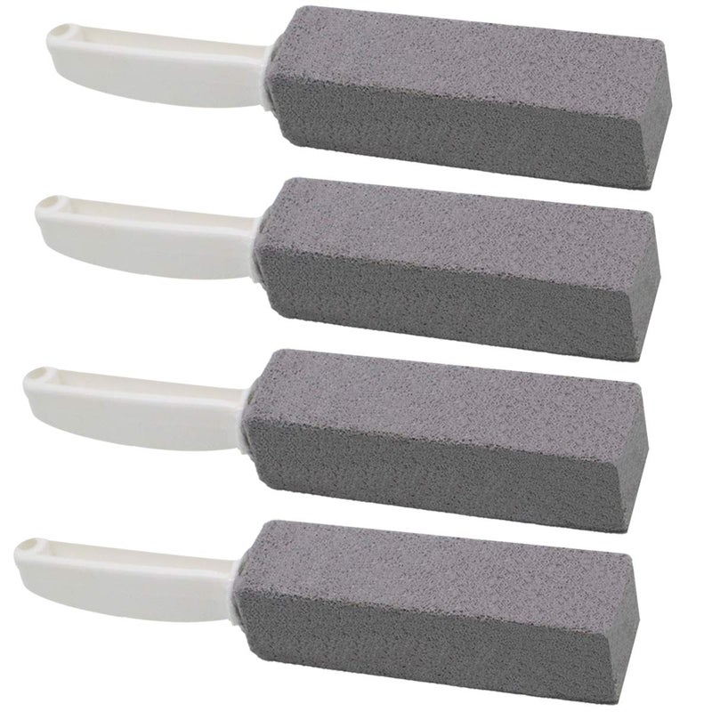 Tuodeal Pumice Stone for Toilet Bowl Cleaning with Handle Pumice Toilet Stone 4 Pack - Image 1